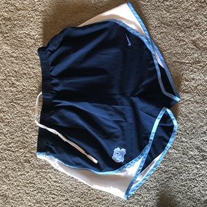 North Carolina Nike shorts